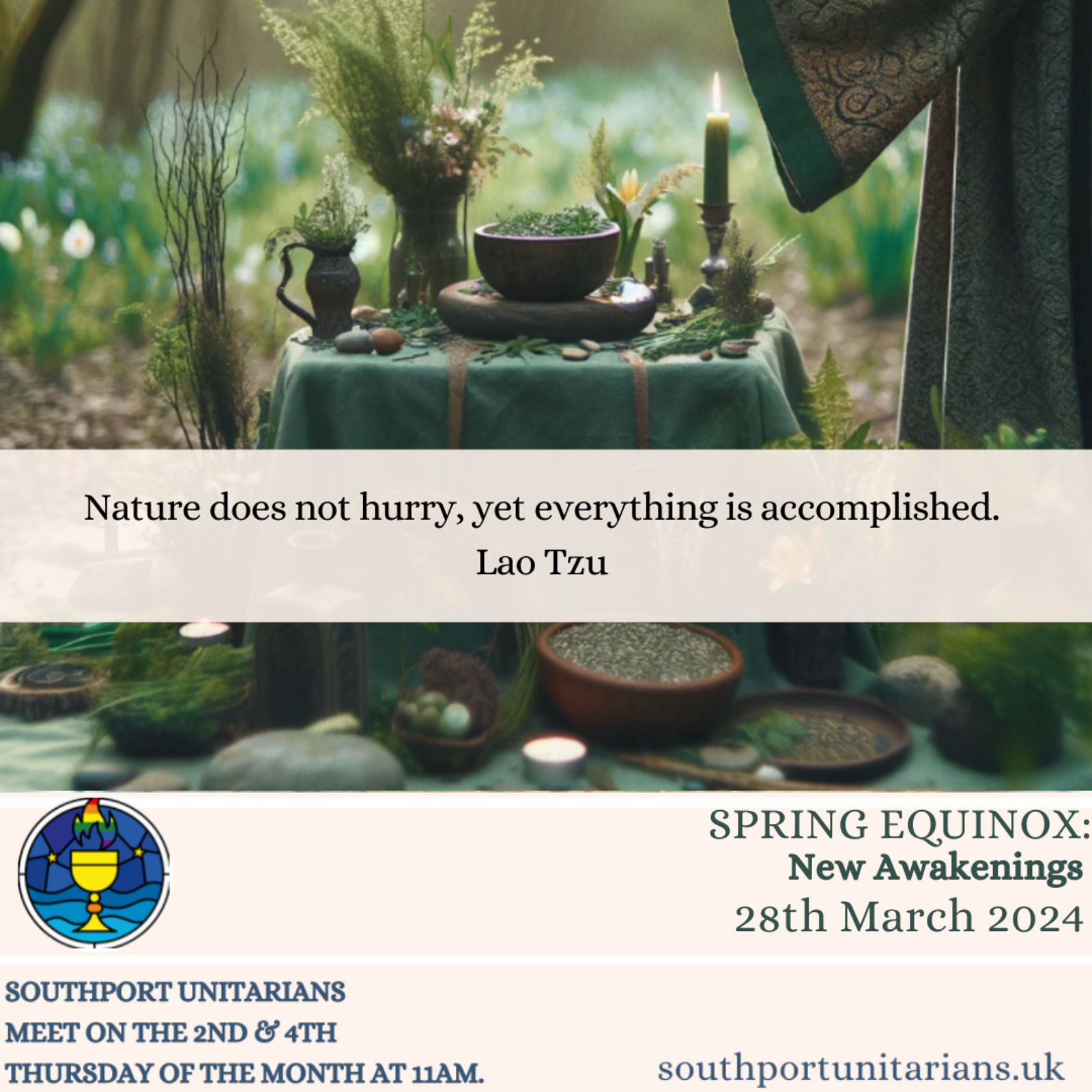 Thursday Service, Spring Equinox